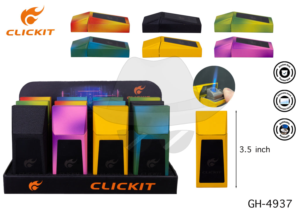GH-4937 Clickit Torch Lighter -12ct