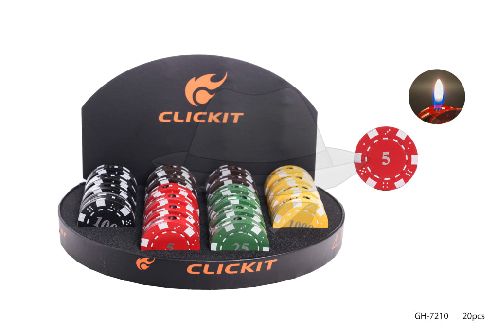 GH-7210 Clickit Lighter -20pcs