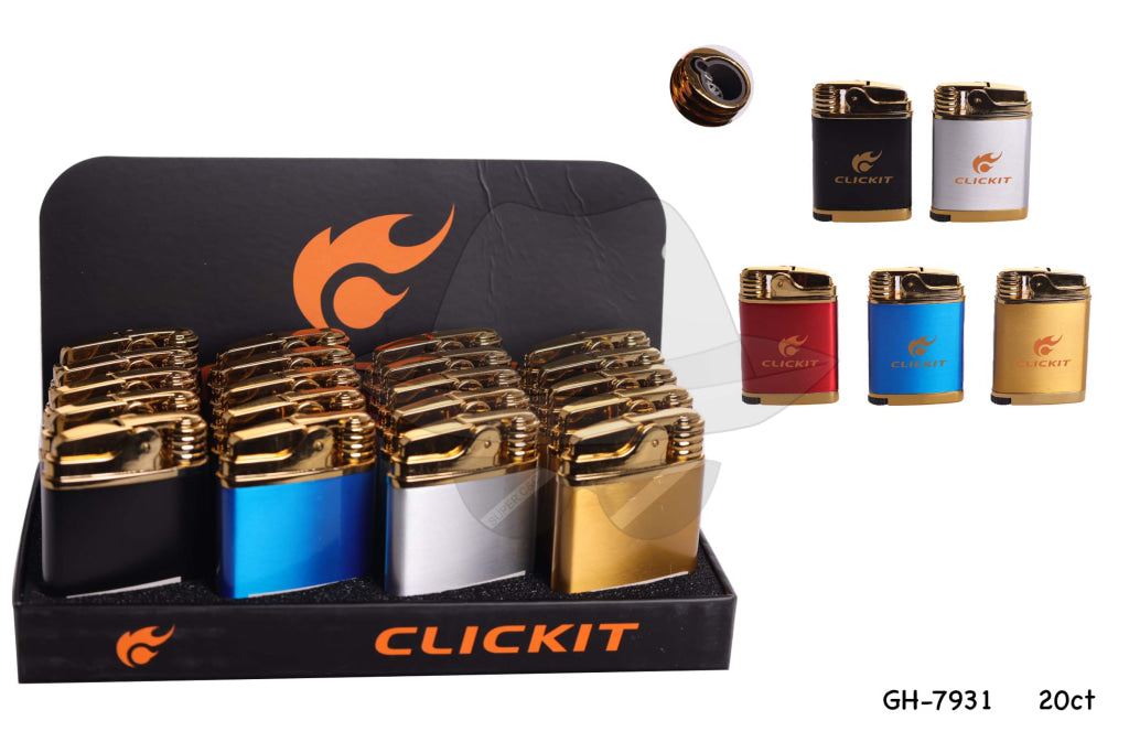 GH-7931 Clickit Torch Lighter-20ct