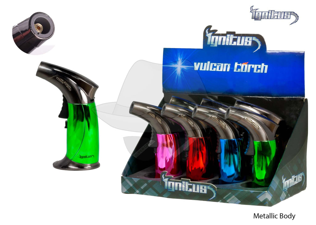 Ignitus Vulcan Metallic Body Torch -7ct