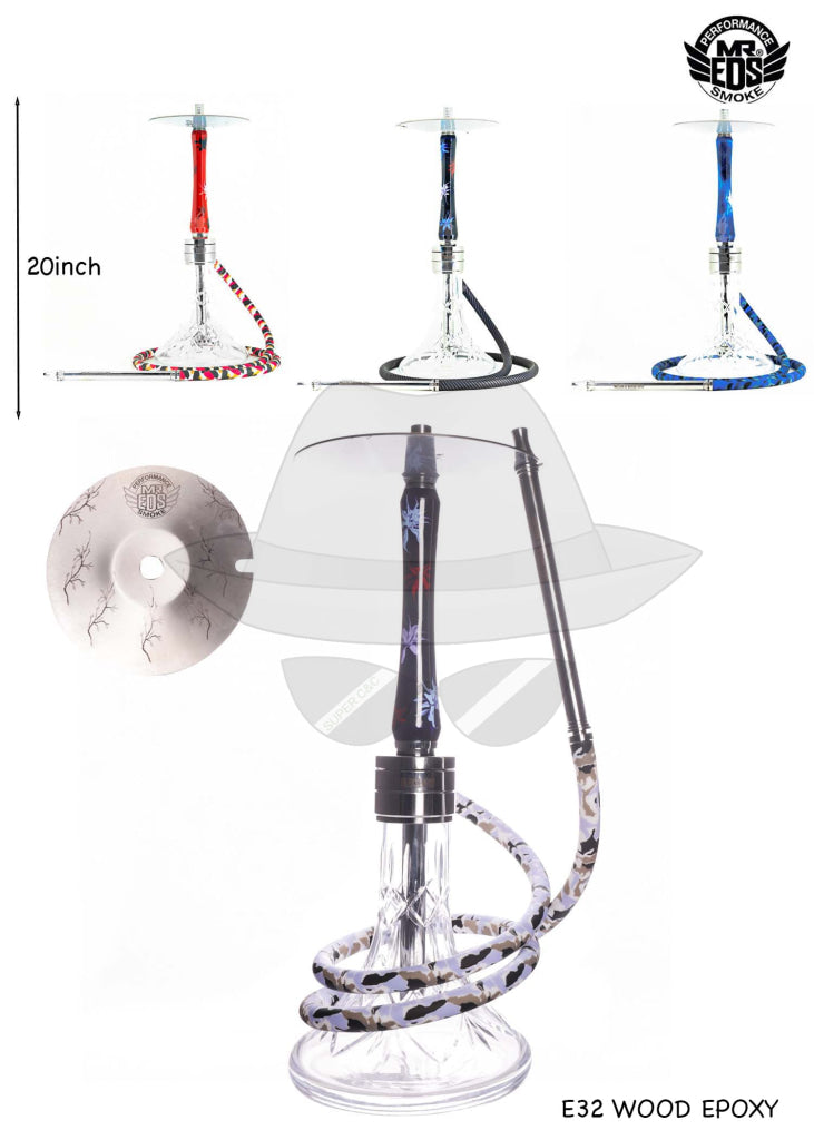 MR EDS E32 WOOD EPOXY HOOKAH