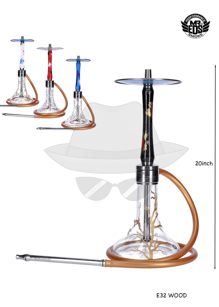 MR EDS E32 WOOD HOOKAH