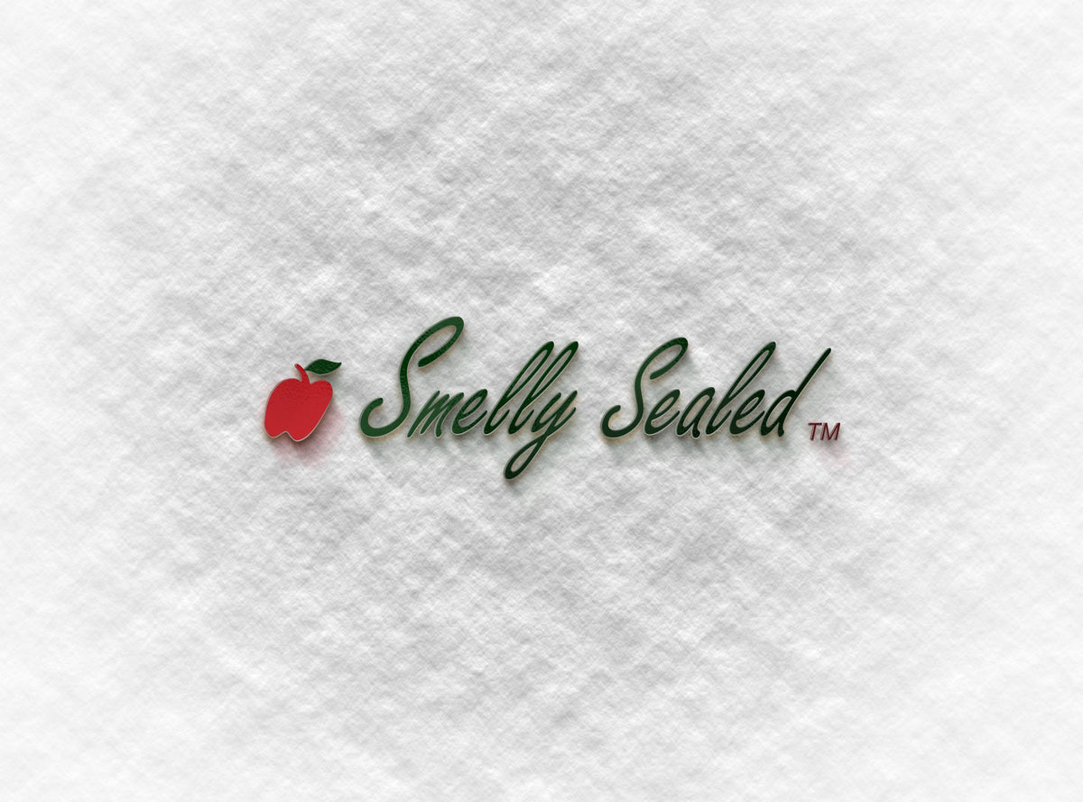 Smelly Sealed No Odor Proof Double Thick Reusable Ziplock Storage Zipper Bag, Clear, 4 mil - The Baggie Store