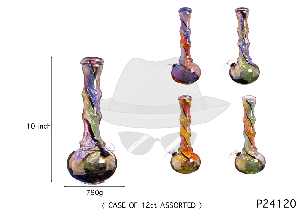 P24119 9 INCH SOFTGLASS WATER PIPE