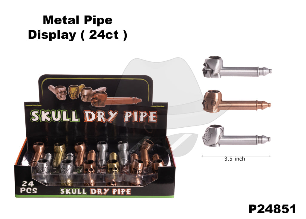 P24851 Metal Pipe-24ct