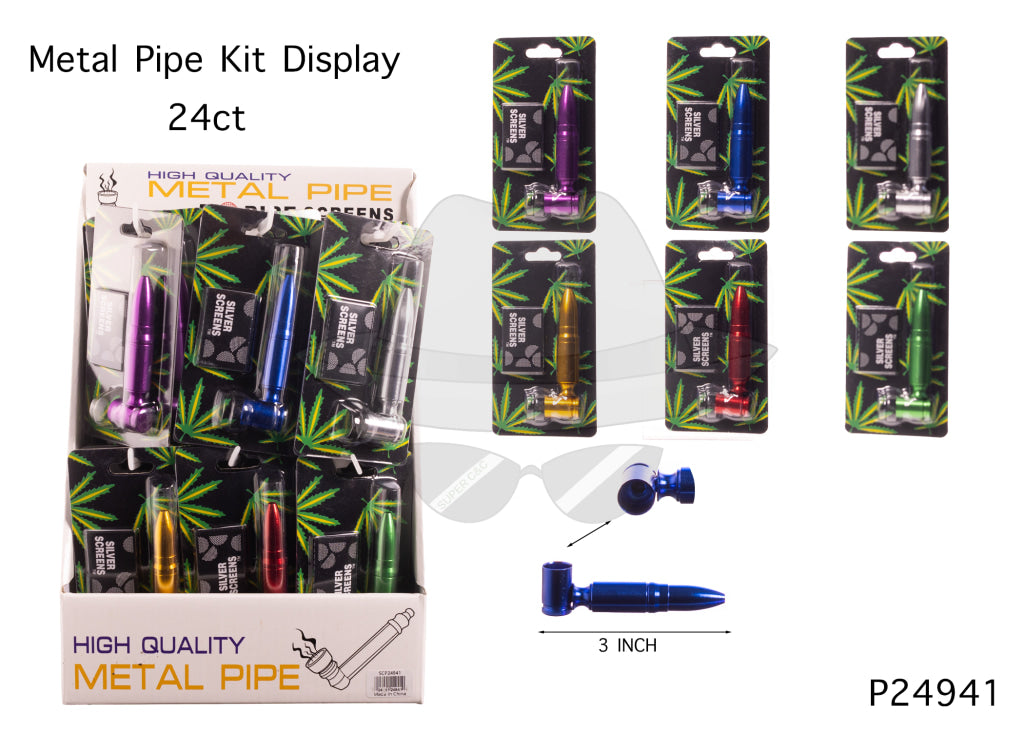 P24941 Metal Pipe Kit Display -24ct