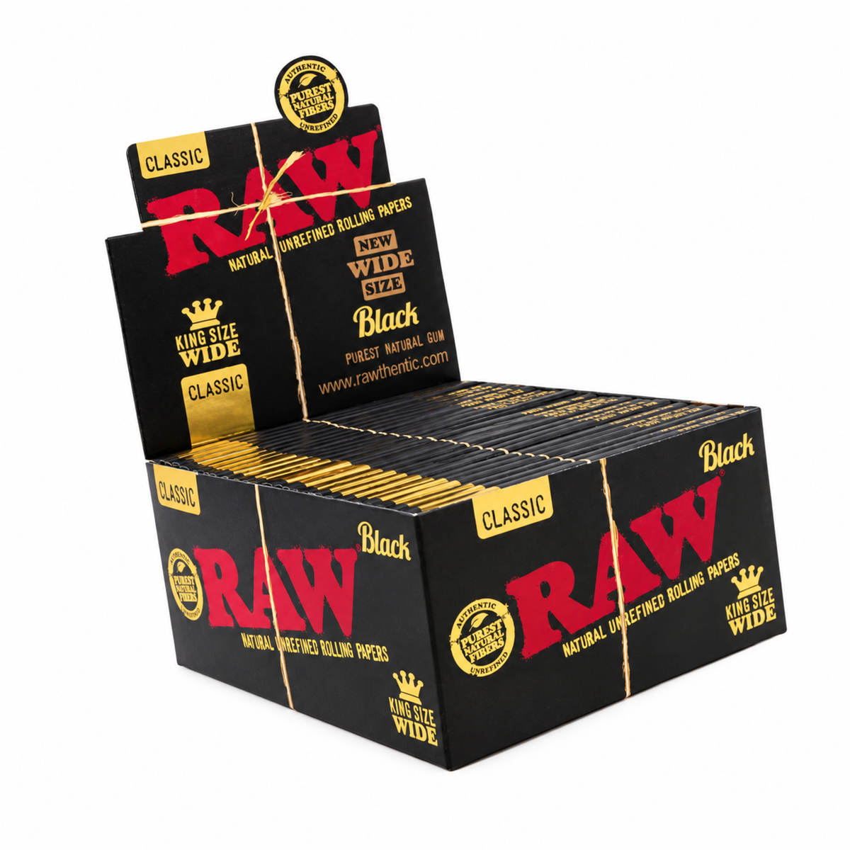 Raw Black King Size Wide Rolling Paper