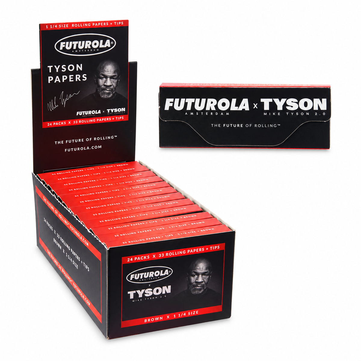 TYSON 2.0 X FUTUROLA X ROLLING PAPERS + TIPS