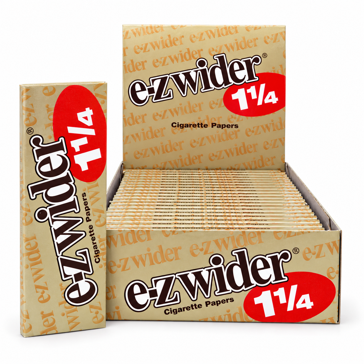 E-Z WIDER 1 1/4 LIGHTS ROLLING PAPERS 24 BOOKLETS