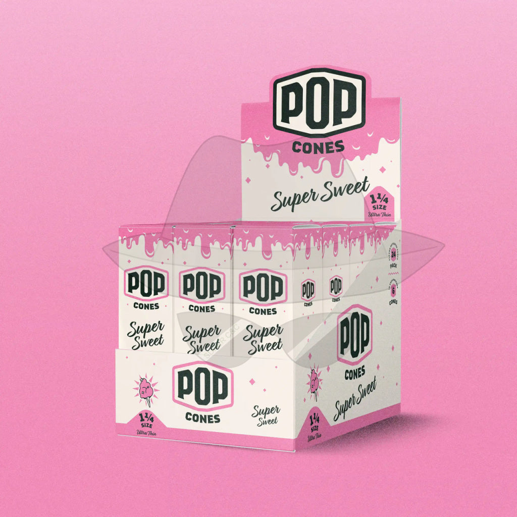 Pop Ultra Thin Cone 11/4-24pack
