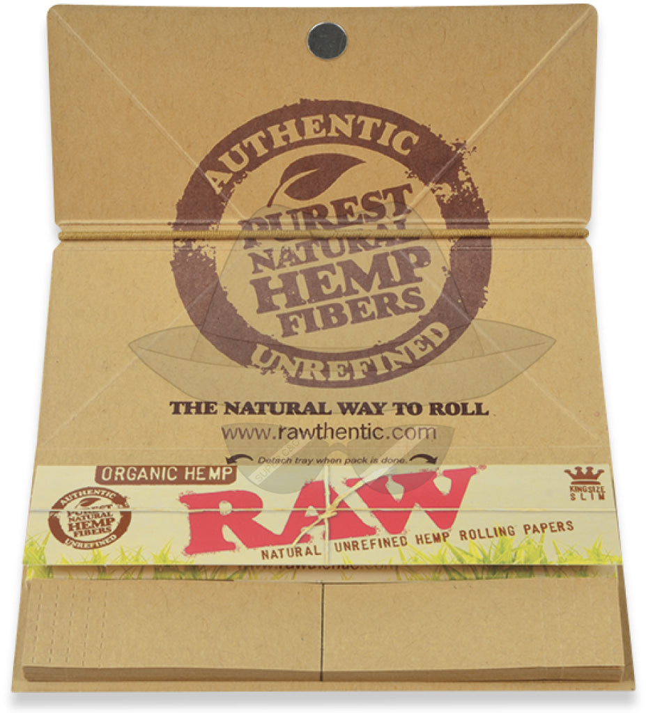 RAW ARTESANO ORGANIC KS SLIM Fold-Out-Tray with Tips