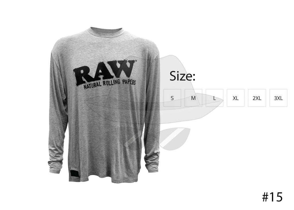 RAW GRAY LONG SLEEVE SHIRT