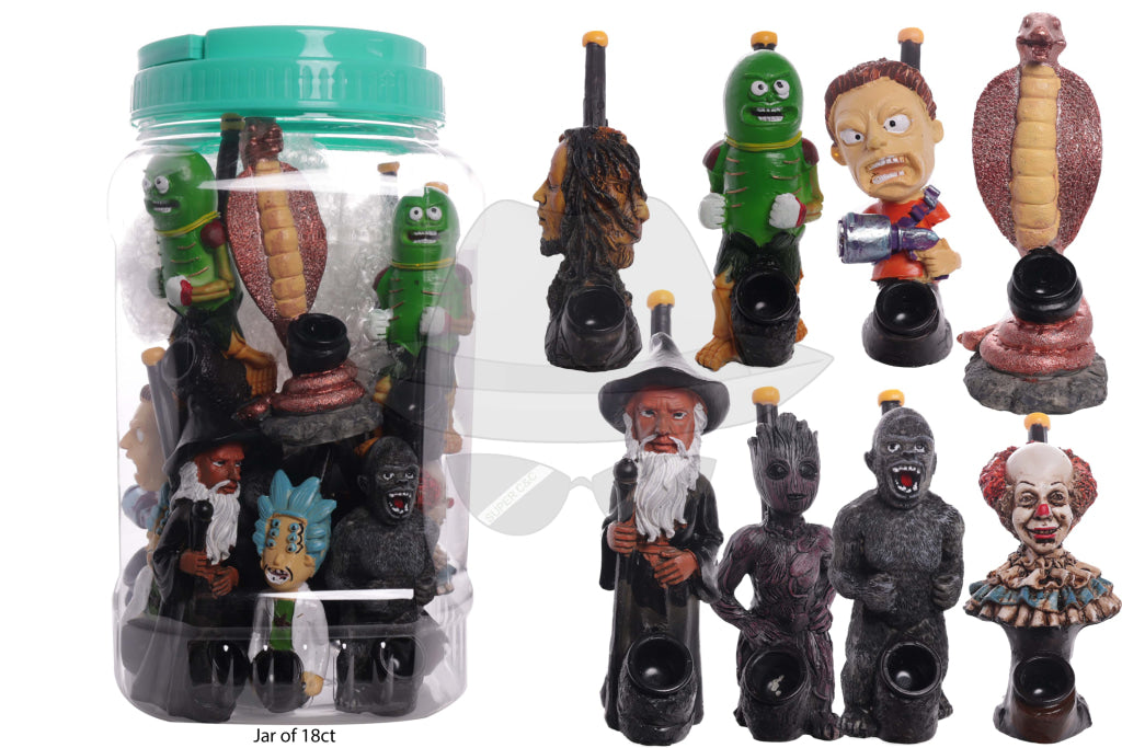 Resin Pipe Jar of 18ct