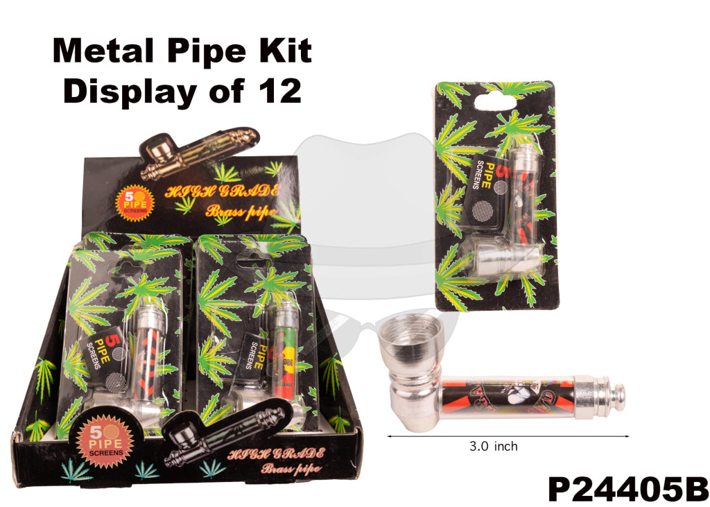 T24405B Metal Pipe Kit Display( 12ct)