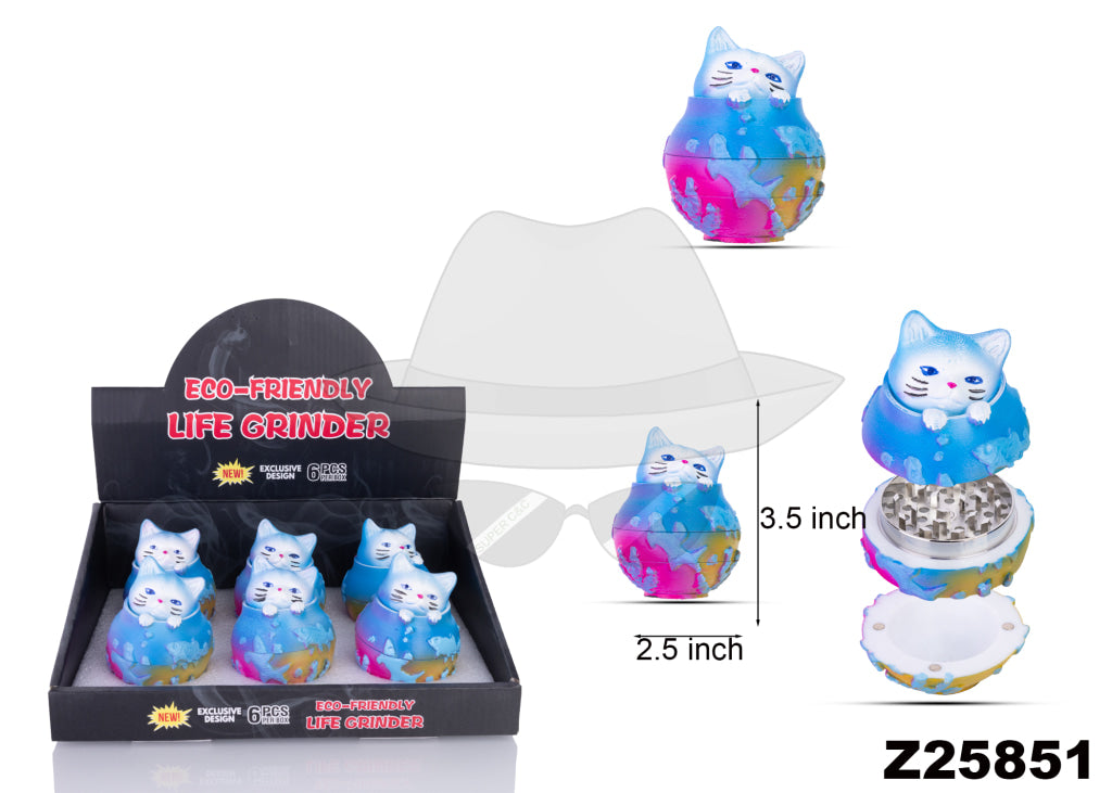 Z25851 3part Grinder -6ct