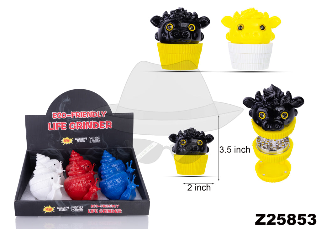 Z25853 3part Grinder -6ct