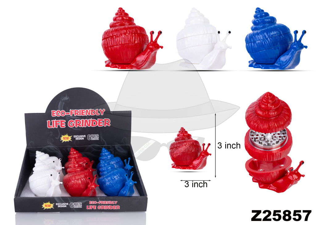 Z25857 3part Grinder -6ct