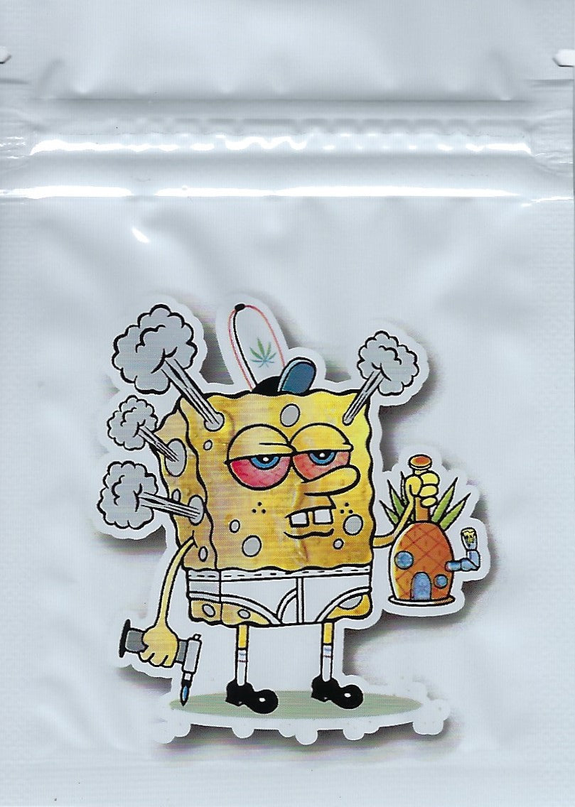 Spongebob Mylar Bags, 100bags/pk