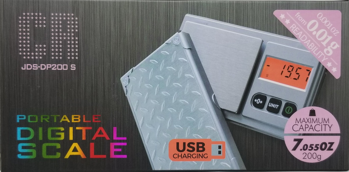 JDS-DP200 S Portable Digital Scale USB Charging, 200g, 0.01g