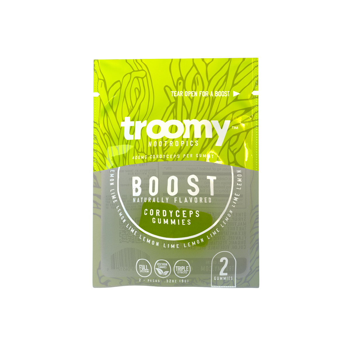 Boost: Cordyceps Mushroom Gummies (2-Pack)