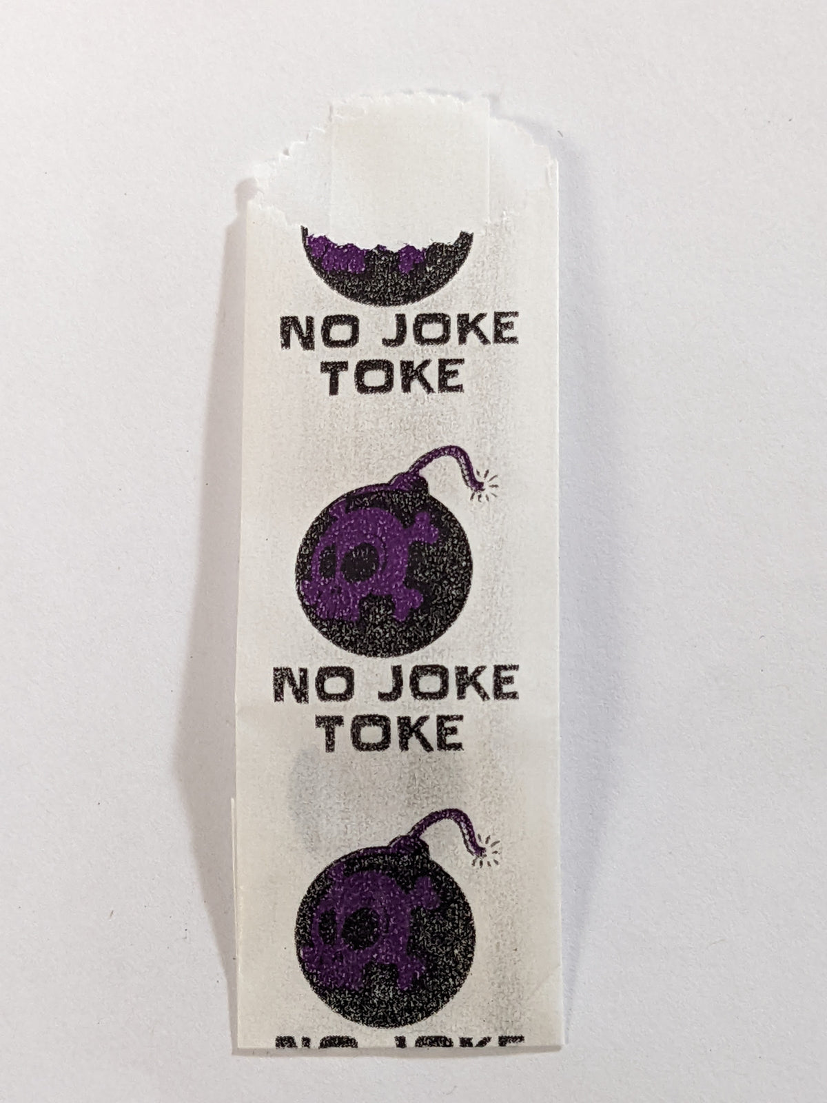 WAX GLASSINE BAGS- NO TOKE JOKE