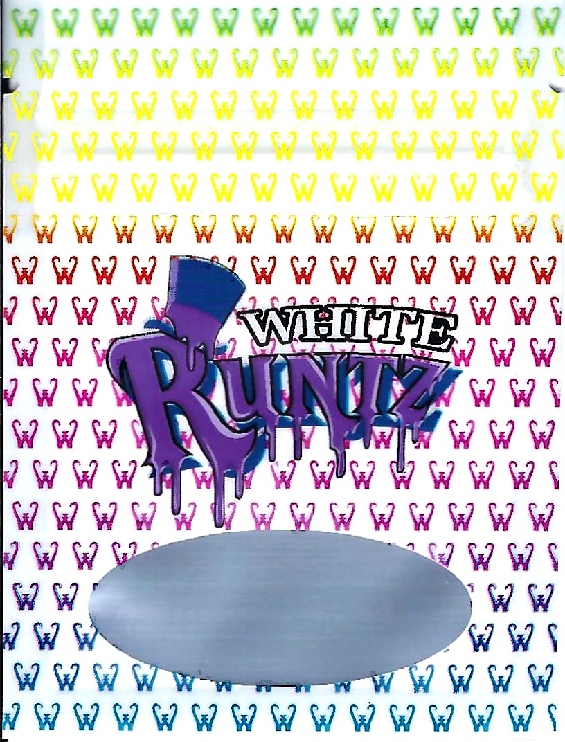 White Runtz #2 Mylar Bags, 100bags/pk