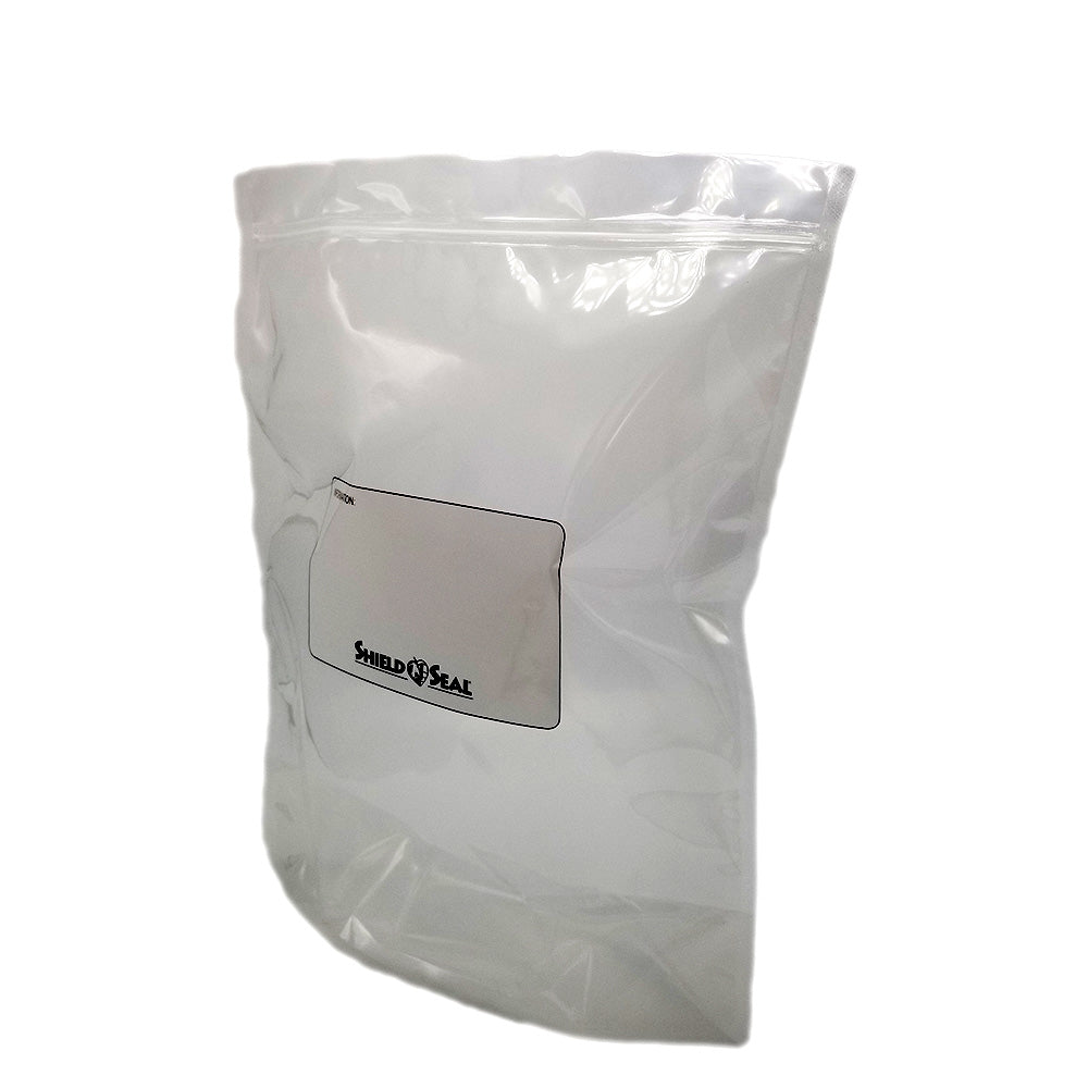 Shield-N-Seal All Clear Impact Seal Bag 14.5” x 17.5″, 6” gusset w / zipper