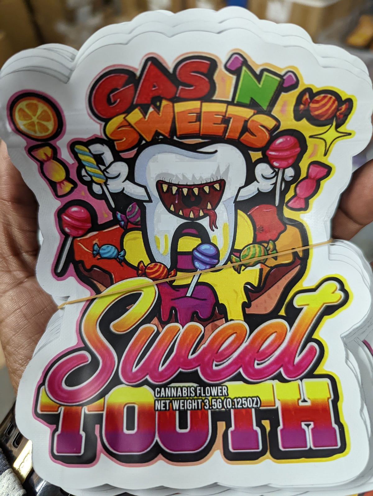 Sweet Tooth Mylar Bags, 50bags/pk