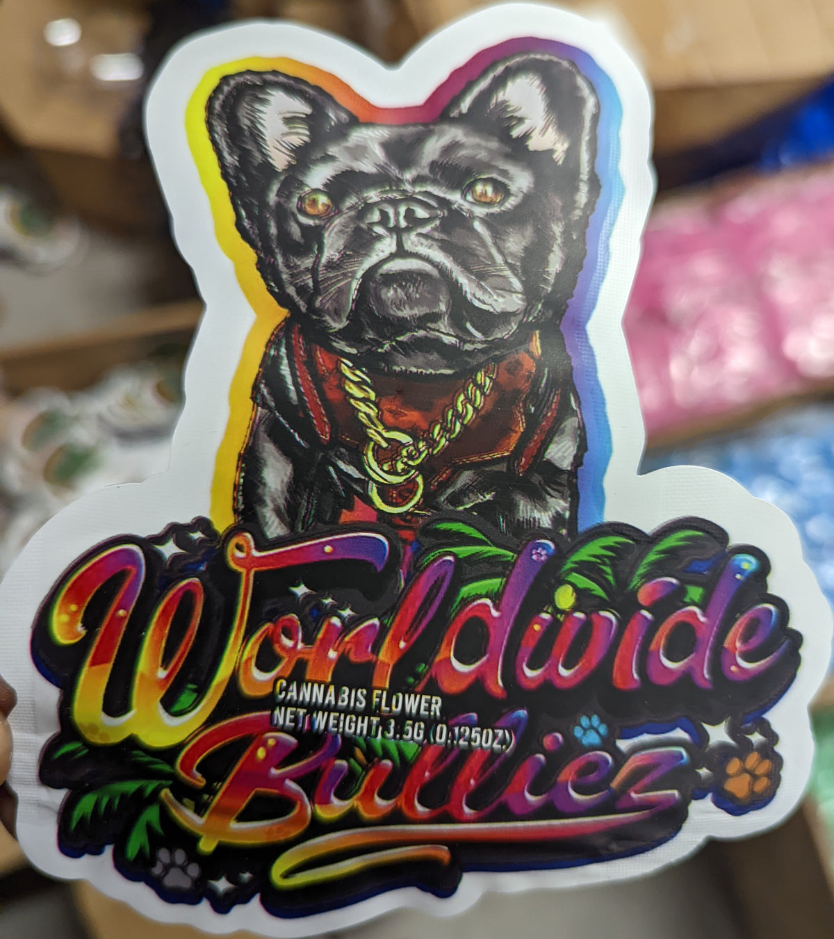 Worldwide Bulliez Mylar Bags, 50bags/pk