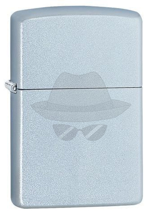 #005 ZIPPO OIL LIGHTER:REG SANTIN CHROME