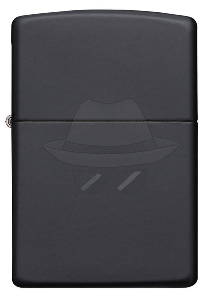#014 ZIPPO OIL LIGHTER:  Classic Black Matte