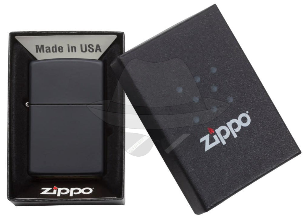 #014 ZIPPO OIL LIGHTER:  Classic Black Matte