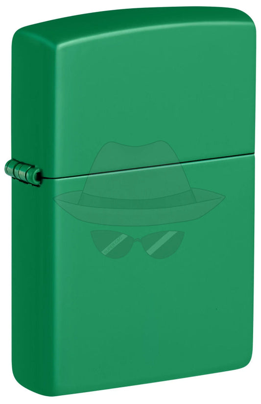 #015 ZIPPO OIL LIGHTER: Classic Grass Green Matte