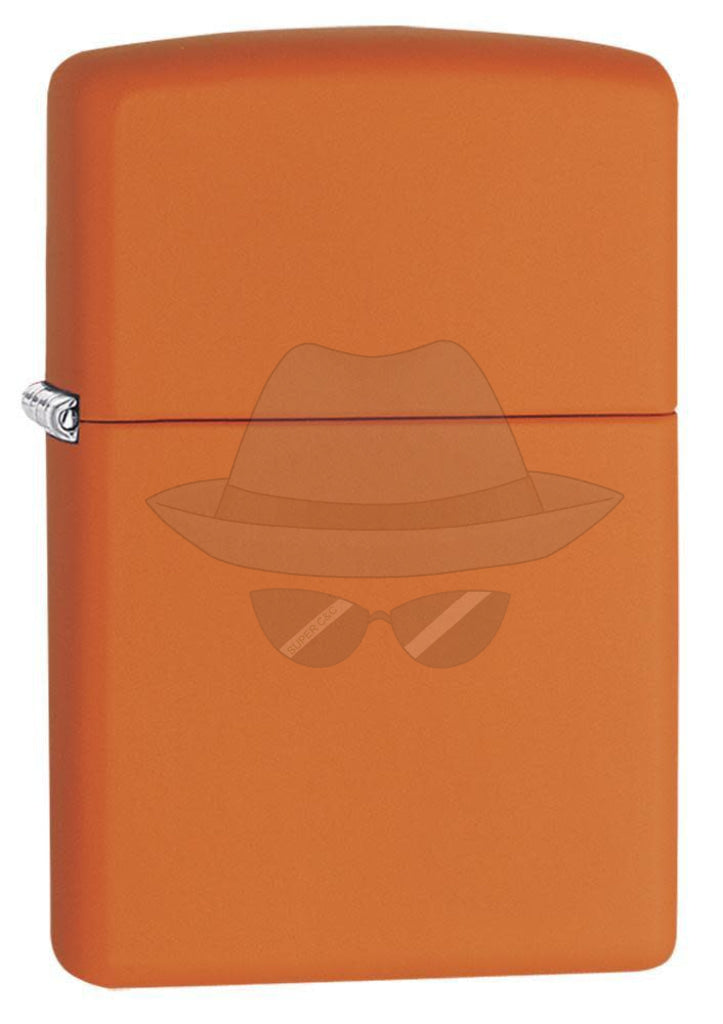 #017 ZIPPO OIL LIGHTER: Classic Orange Matte