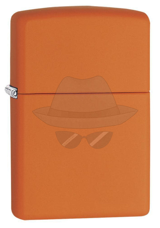 #017 ZIPPO OIL LIGHTER: Classic Orange Matte