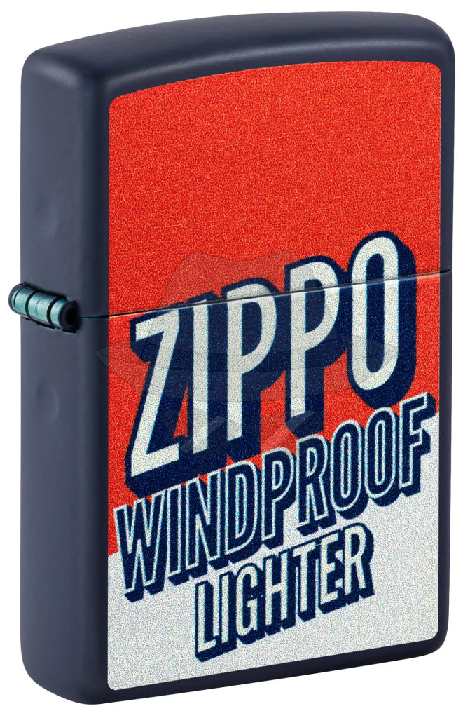 #023 Zippo Lighter: Color Block Zippo Design