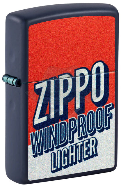 #023 Zippo Lighter: Color Block Zippo Design