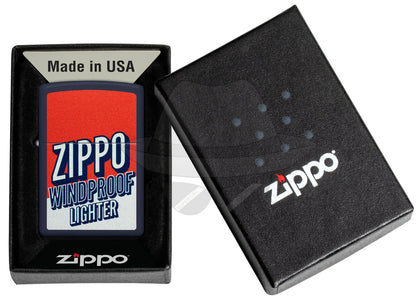 #023 Zippo Lighter: Color Block Zippo Design