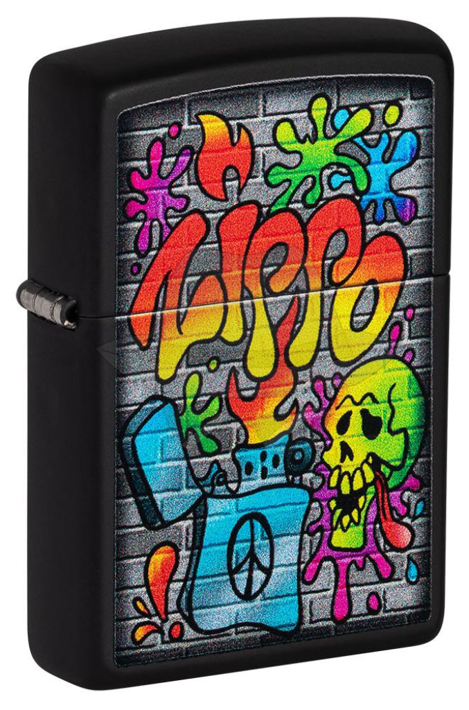 #028 ZIPPO OIL LIGHTER: STREET ART