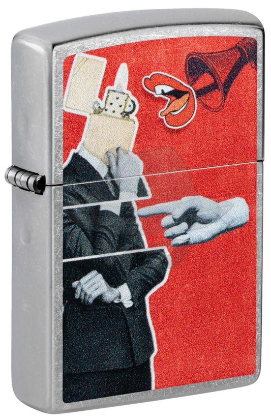 #029 ZIPPO OIL LIGHTER: Zippo Collage Design