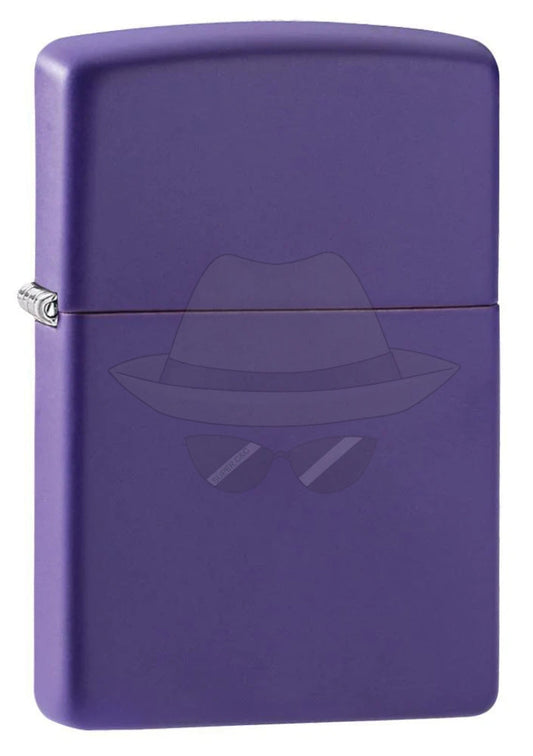 #030 ZIPPO OIL LIGHTER: REGULAR PURPLE MATTE