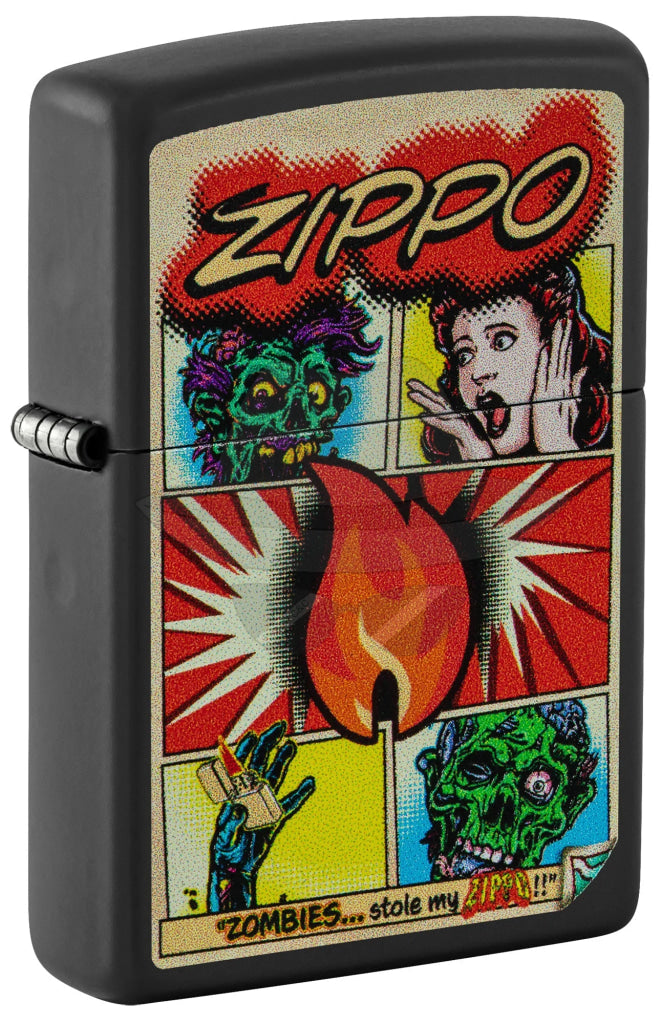#031 Zippo Lighter: Comic Zombies Design