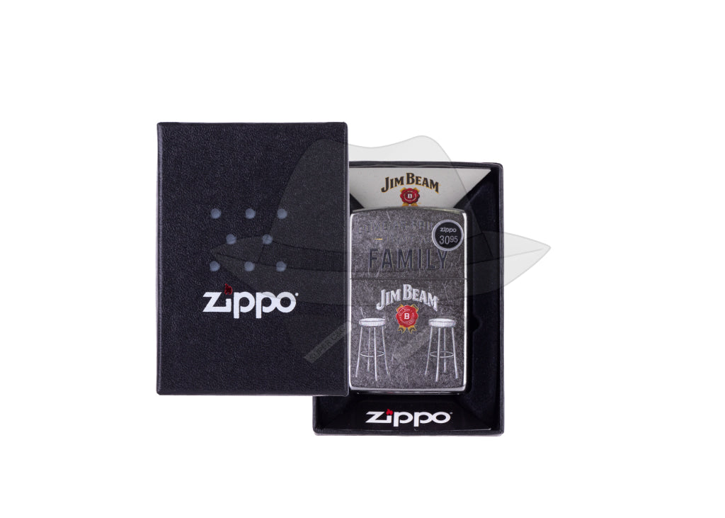 #038 ZIPPO OIL LIGHTER: JIM BEAM