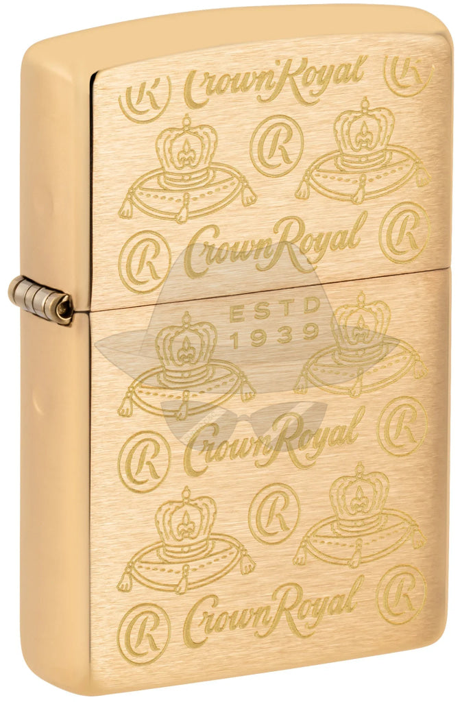 #041 ZIPPO OIL LIGHTER: Crown Royal