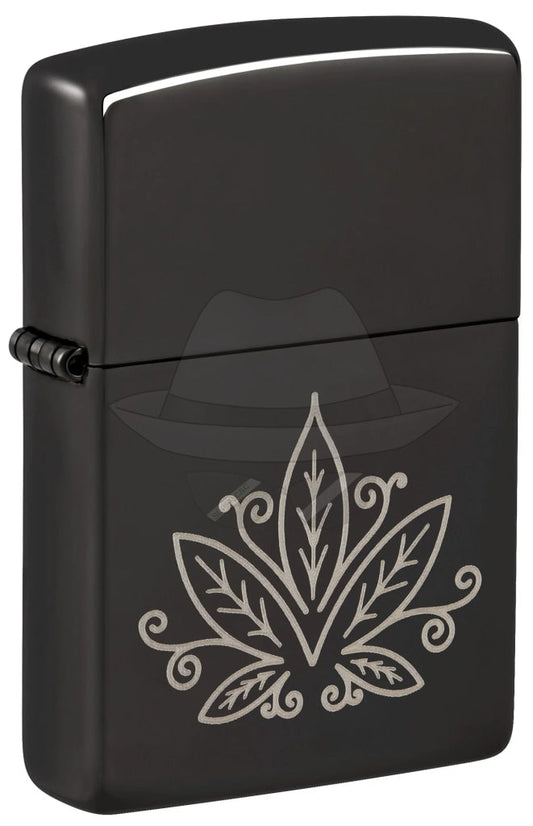 #048 ZIPPO Lighter: CANNABIS DESIGN