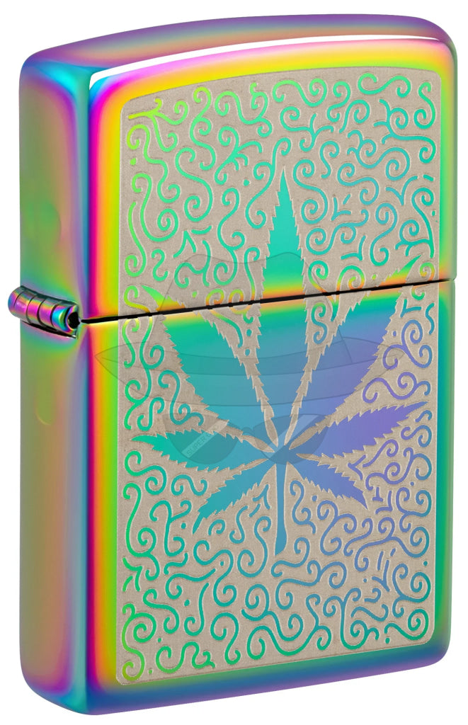 #051 ZIPPO OIL LIGHTER:  Leaf