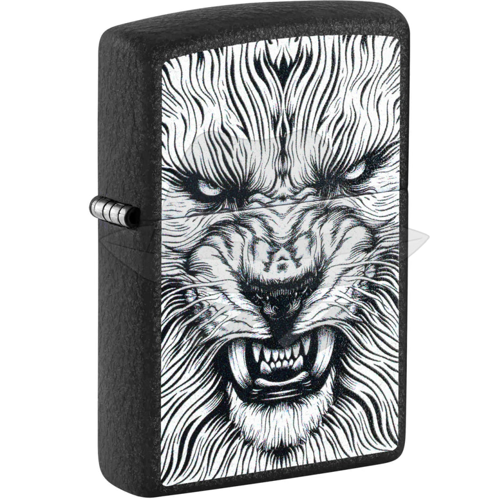 #055 Zippo Lighter: Fierce Animal Design