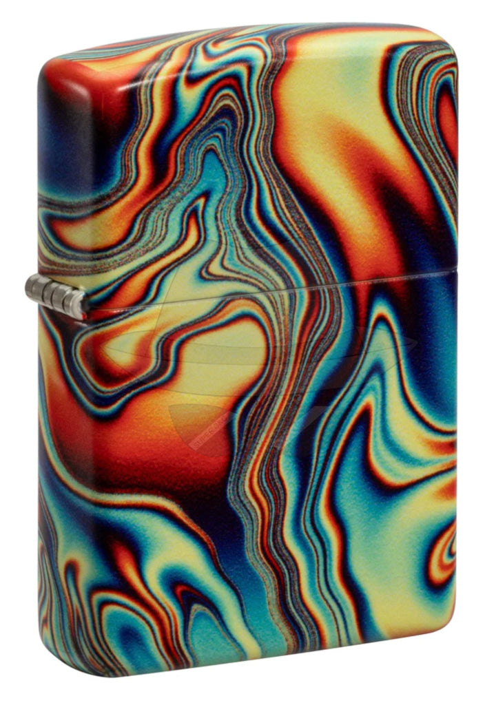 #066 ZIPPO OIL LIGHTER :Colorful Swirl
