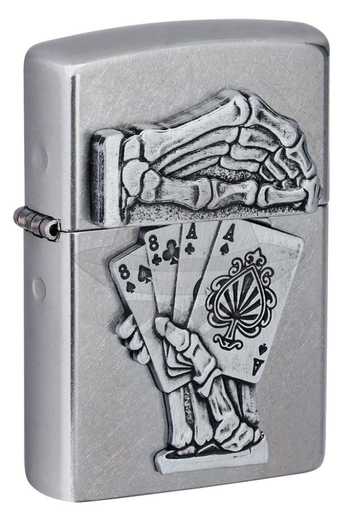 #071 ZIPPO OIL LIGHTER:DEAD MAN'S HAND