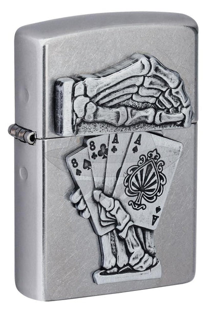 #071 ZIPPO OIL LIGHTER:DEAD MAN'S HAND